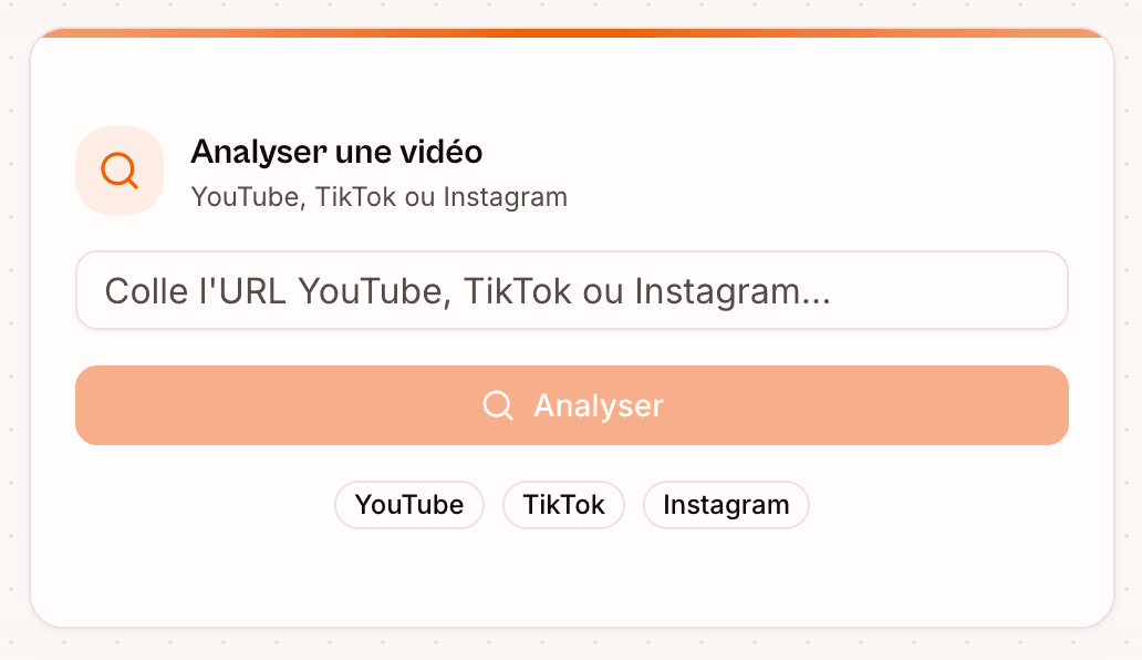 Étape 1 : Colle le lien — Vervox