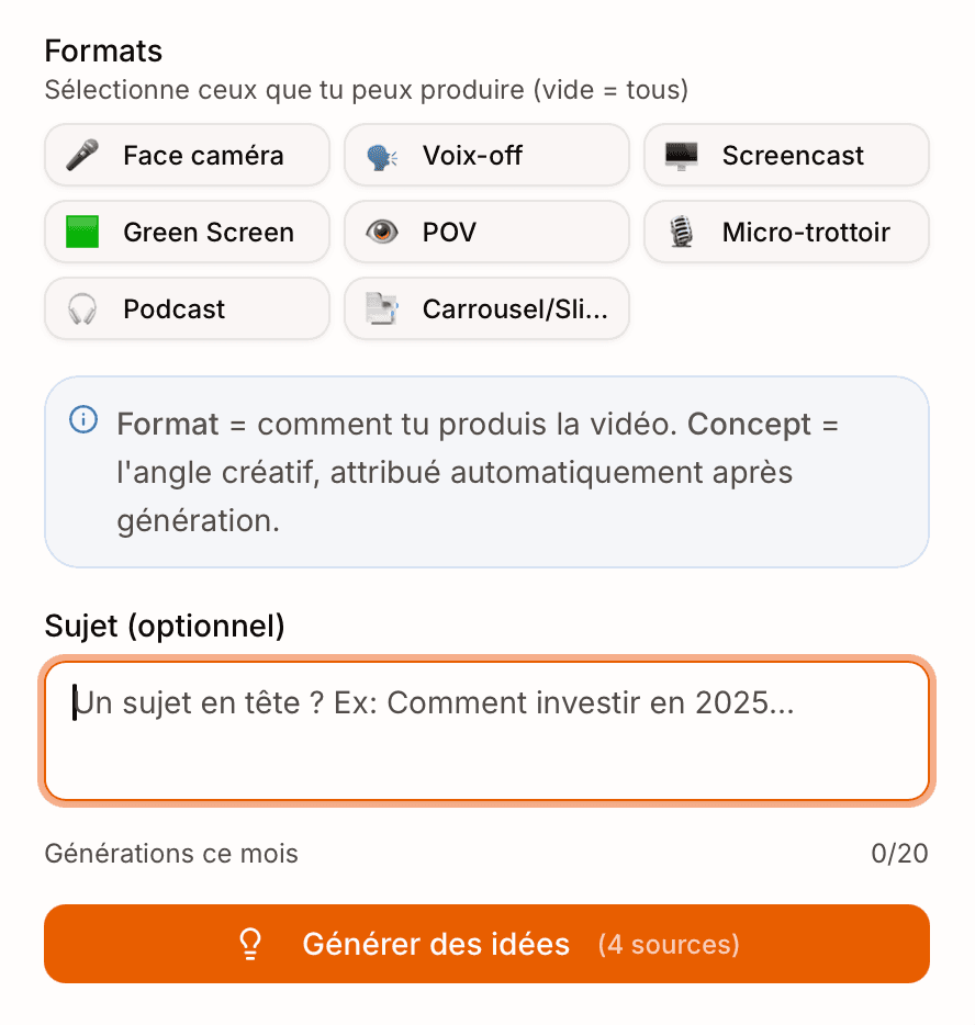 Étape 1 : Décris ton besoin — Vervox