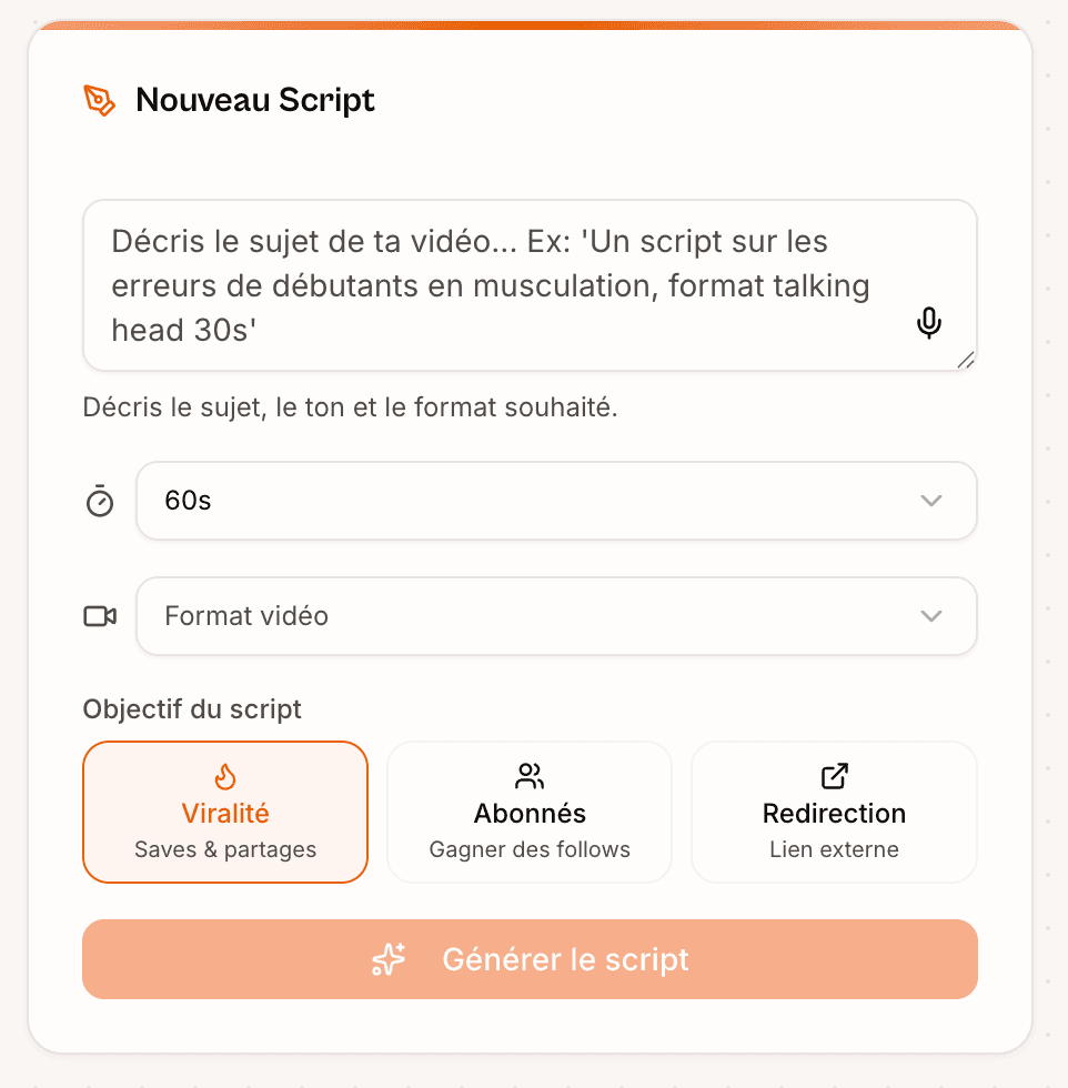 Step 1: Pick your topic — Vervox