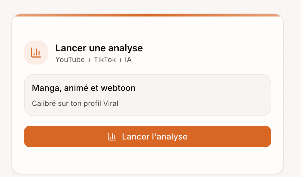 Capture d'écran de la fonctionnalité Tendances — Vervox — étape 1